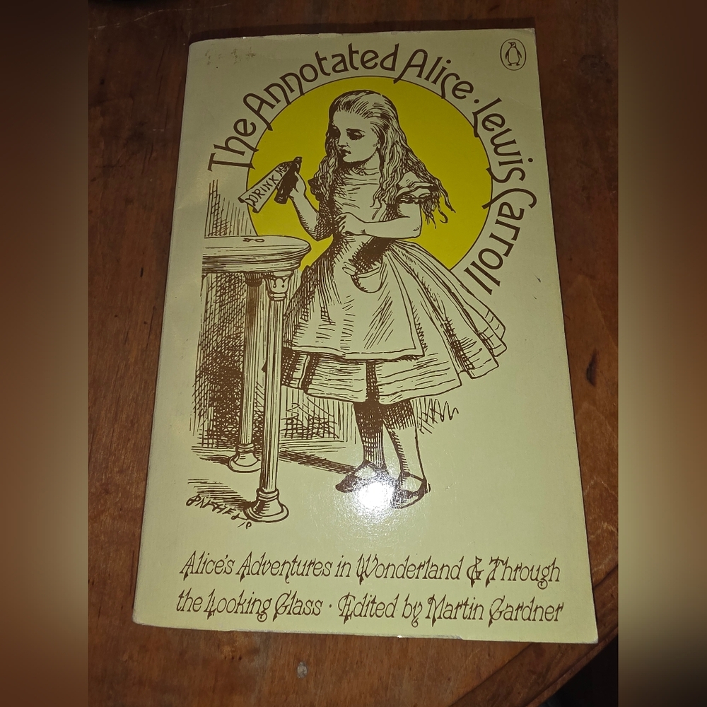 The Annotated Alice by Lewis Carroll (Medium Paperback, 1970) Fantasy Classic